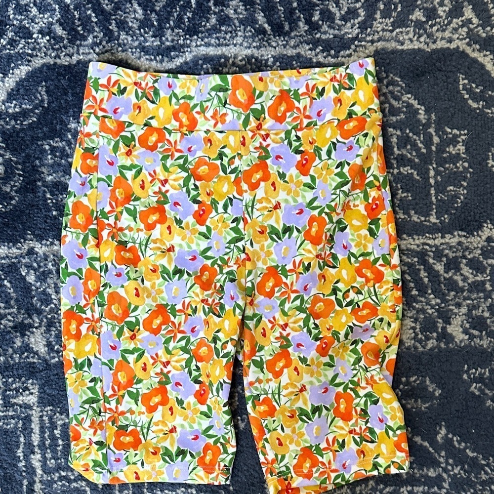 Zara Multicolor Floral Shorts sz small